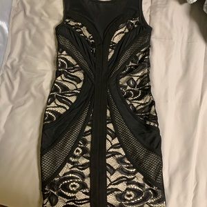 Black lace dress